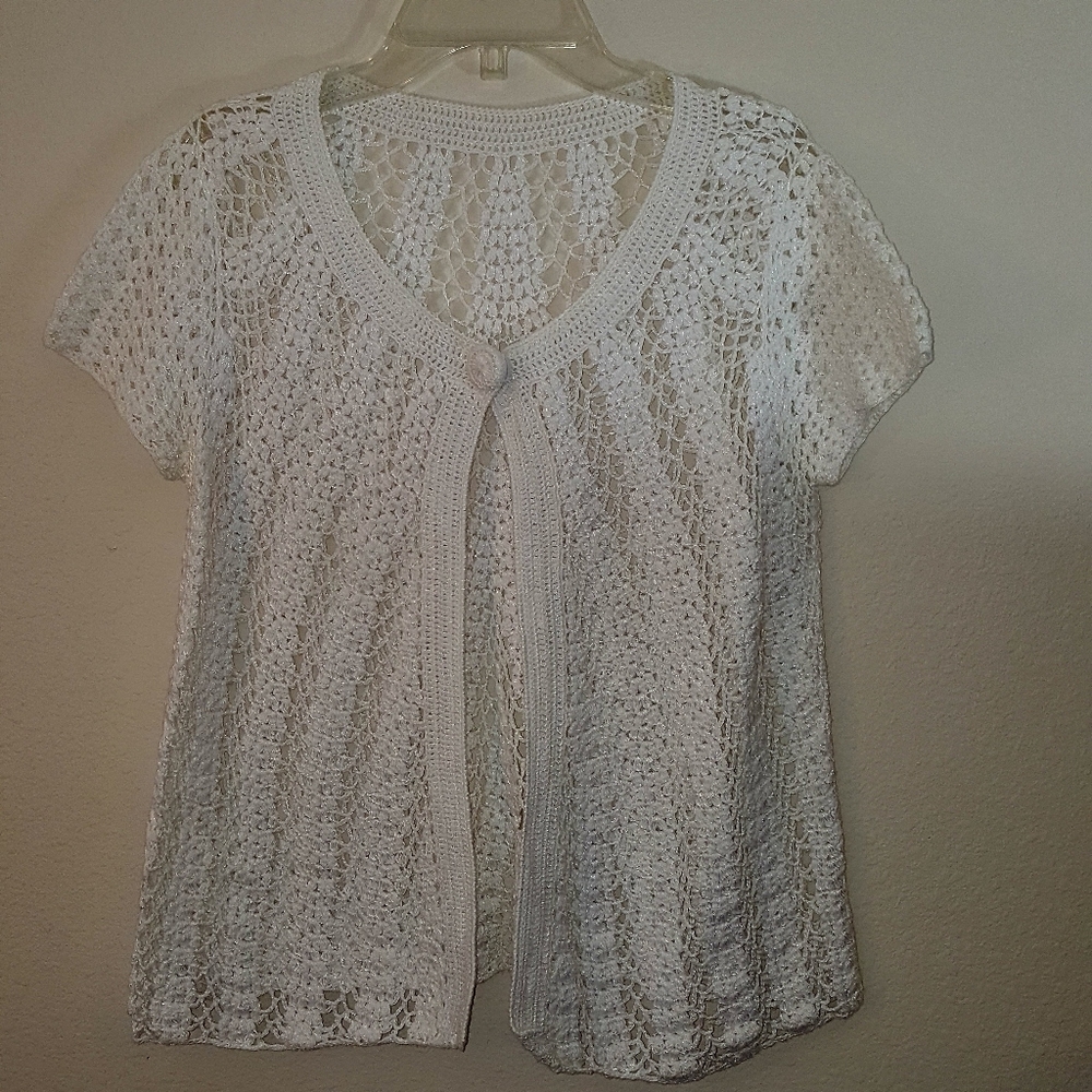 Crocheted women top, size M, #S287